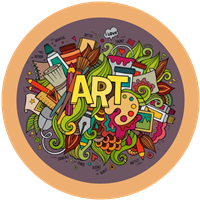 Hello, My Name is Art Badge