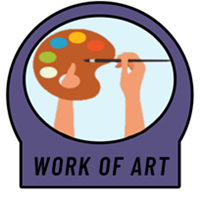 Work of Art Badge